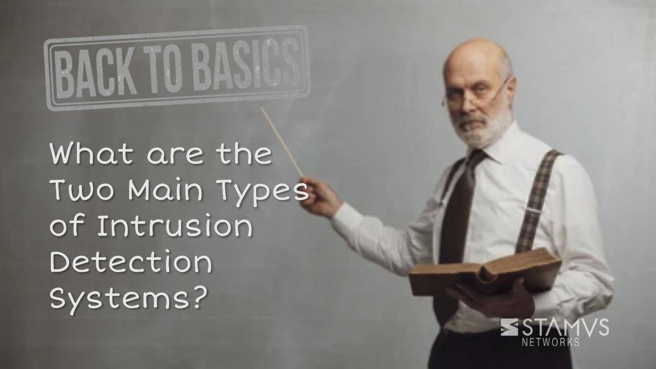 What are the two Main Types of Intrusion Detection Systems?
