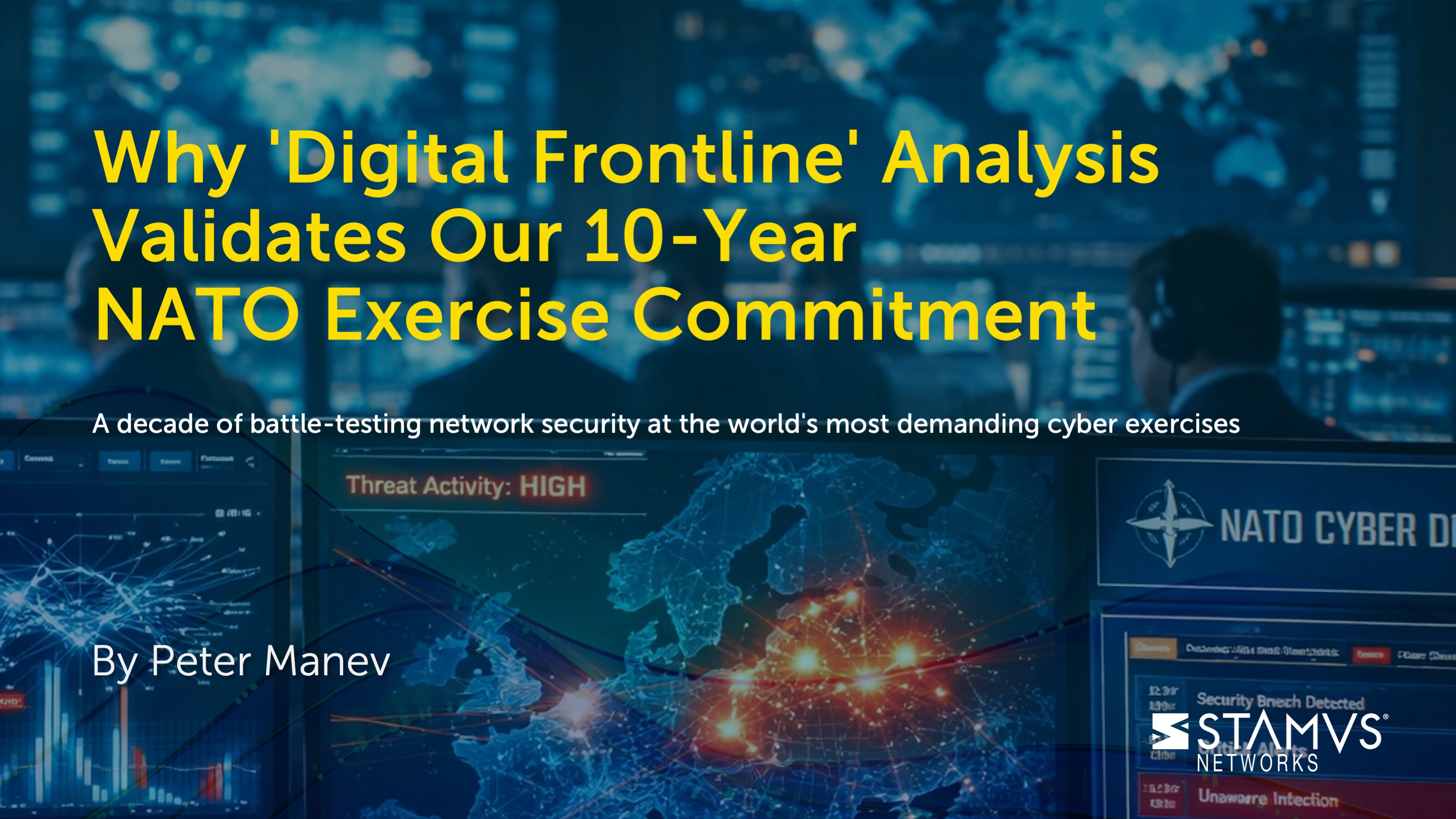 Stamus - Why 'Digital Frontline' Analysis Validates Our 10-Year NATO Exercise Commitment